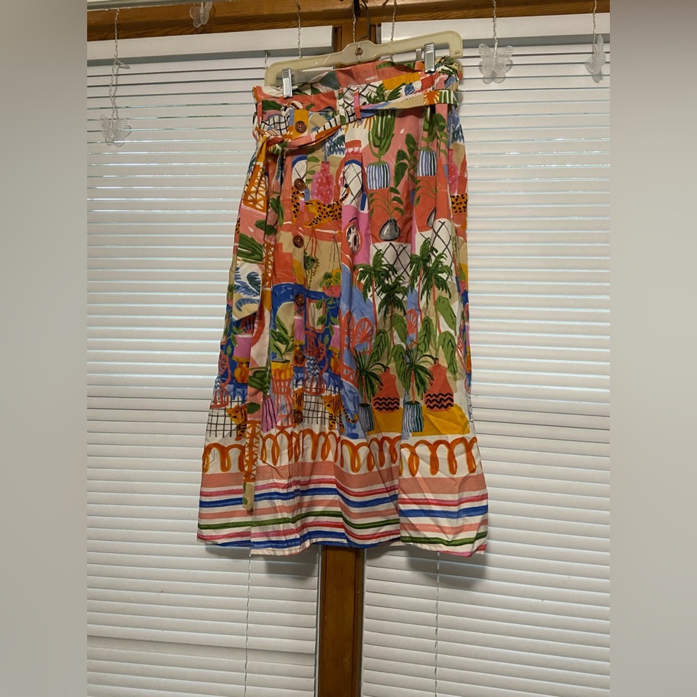 Tropical Print Women's Skirt